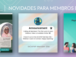Novidades para membros do IACAPAP!