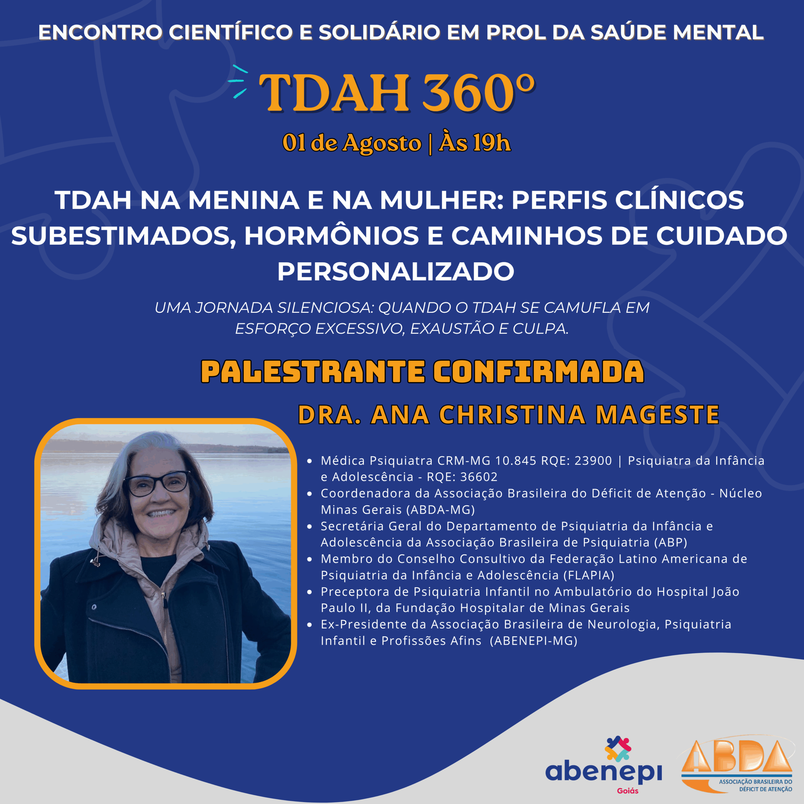 TDAH 360° – Da Neurobiologia às Realidades Sociais: Modernizando Conceitos, Diagnóstico e Cuidado - Imagem 3