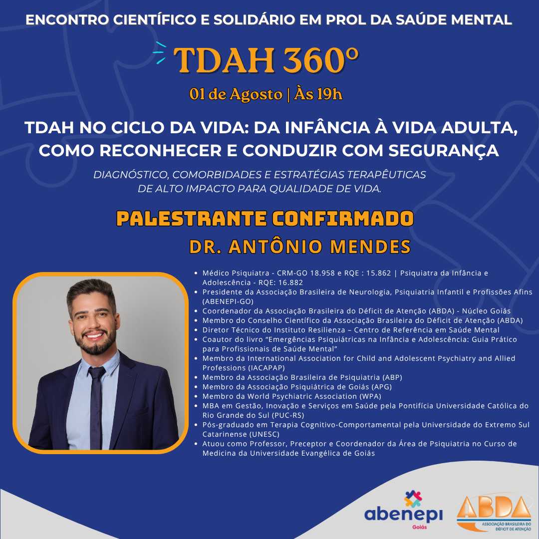 TDAH 360° – Da Neurobiologia às Realidades Sociais: Modernizando Conceitos, Diagnóstico e Cuidado - Imagem 4