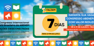 Faltam apenas 7 dias para o encerramento do Lote 1 do Congresso ABENEPI 2026