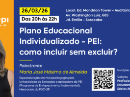 26/03 – Abenepi Sorocaba – Plano Educacional Individualizado – PEI: como incluir sem excluir?