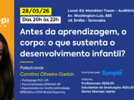 28/05 – Antes da aprendizagem, o corpo: o que sustenta o desenvolvimento infantil?