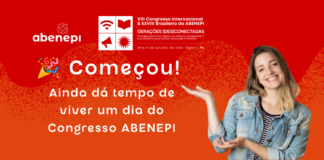 🎉 Começou! Ainda dá tempo de viver um dia do Congresso ABENEPI